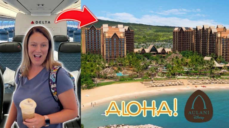 Hawaii Vlog | Delta Flight to Honolulu | Checking In to Disney’s Aulani Resort Ko Olina